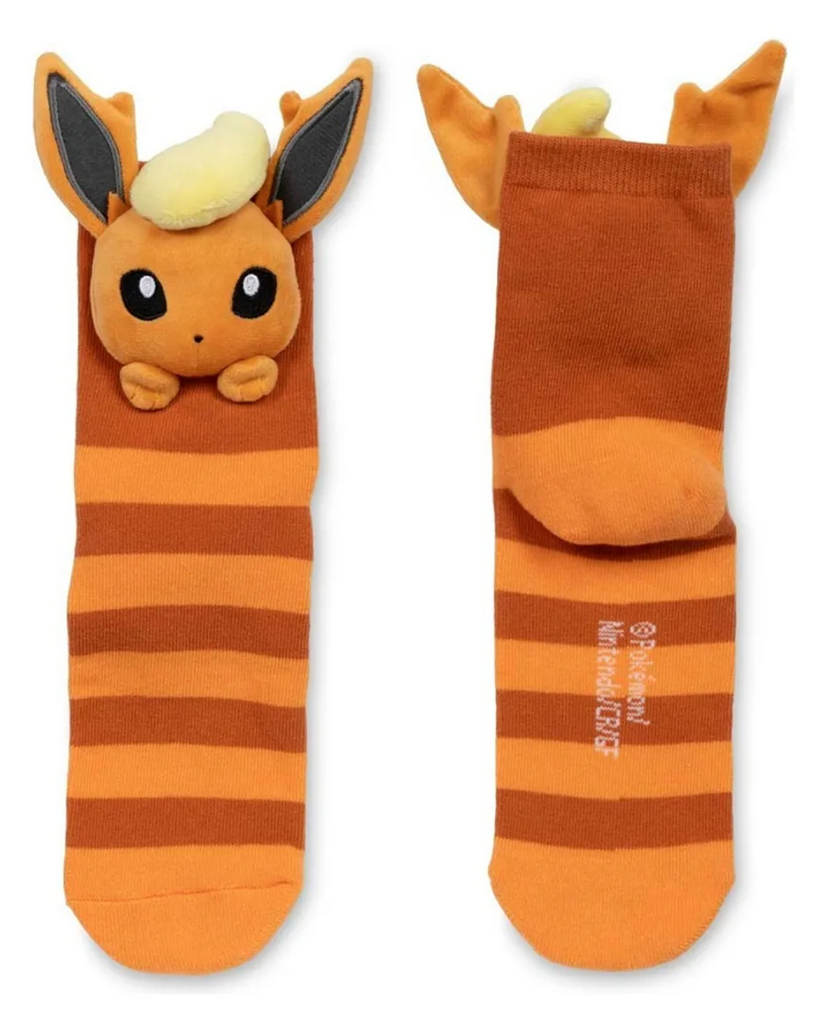 Calcetines: Pokemon Center Eevee Evoluciones - Flareon