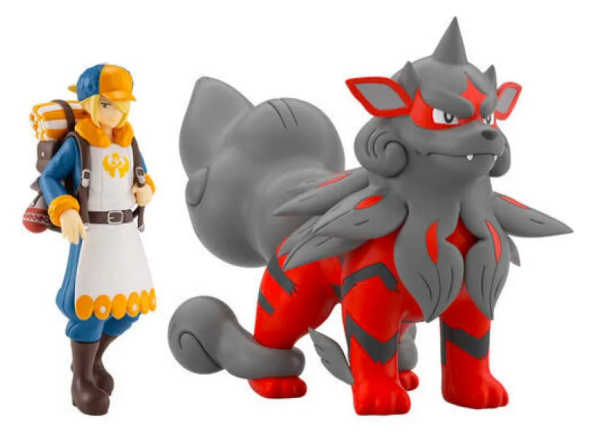 Pokemon: Scale World Bandai- Set Volo Y Arcanine De Hisui
