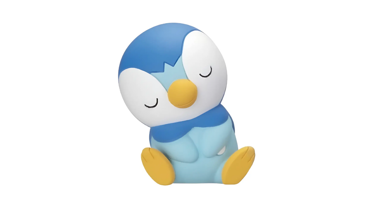 Pokemon: Gashapon Takara Tomy A.r.t.s - Piplup Dormido