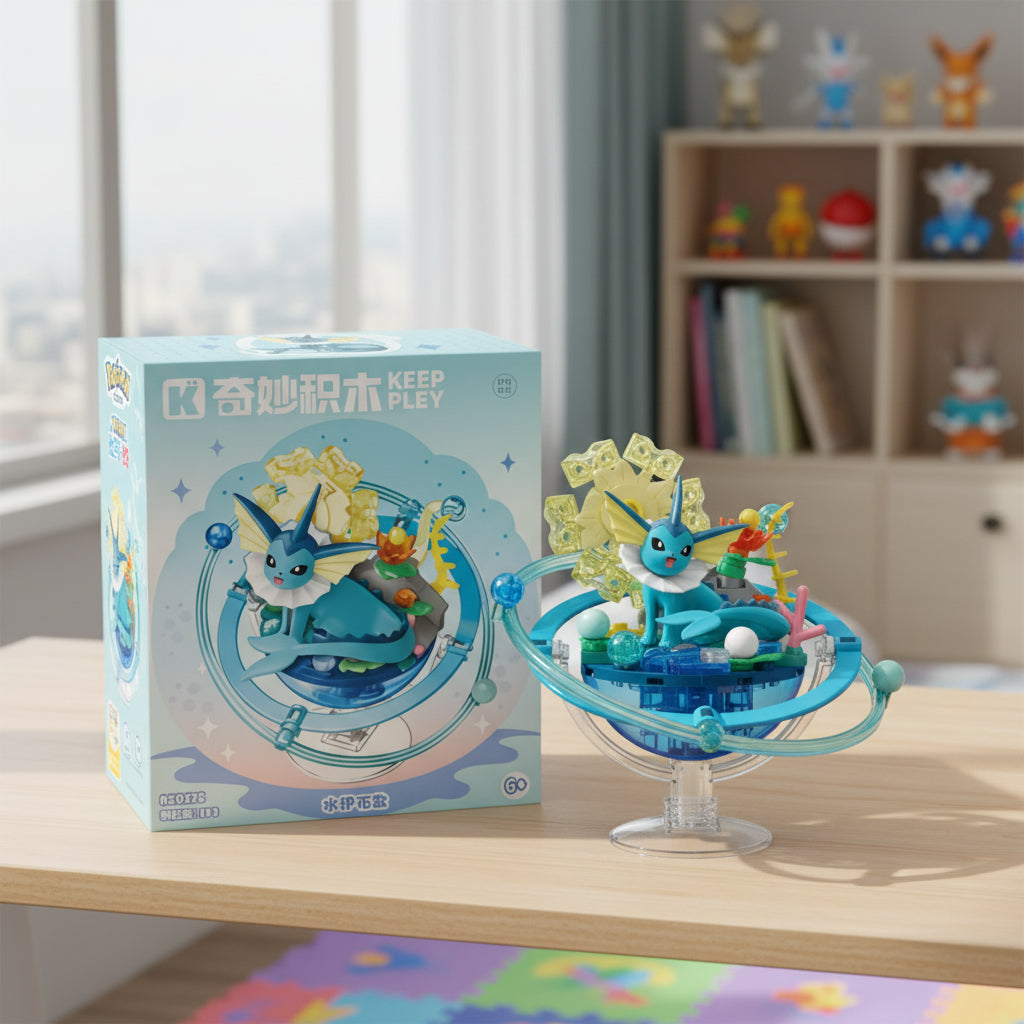 Pokemon: Keeppley - Vaporeon Set Para Armar