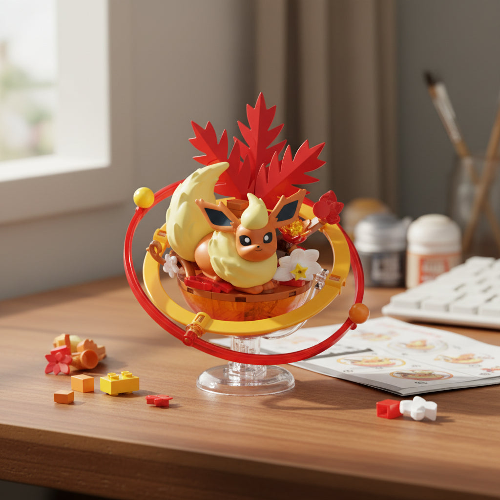 Pokemon: Keeppley - Flareon Set Para Armar