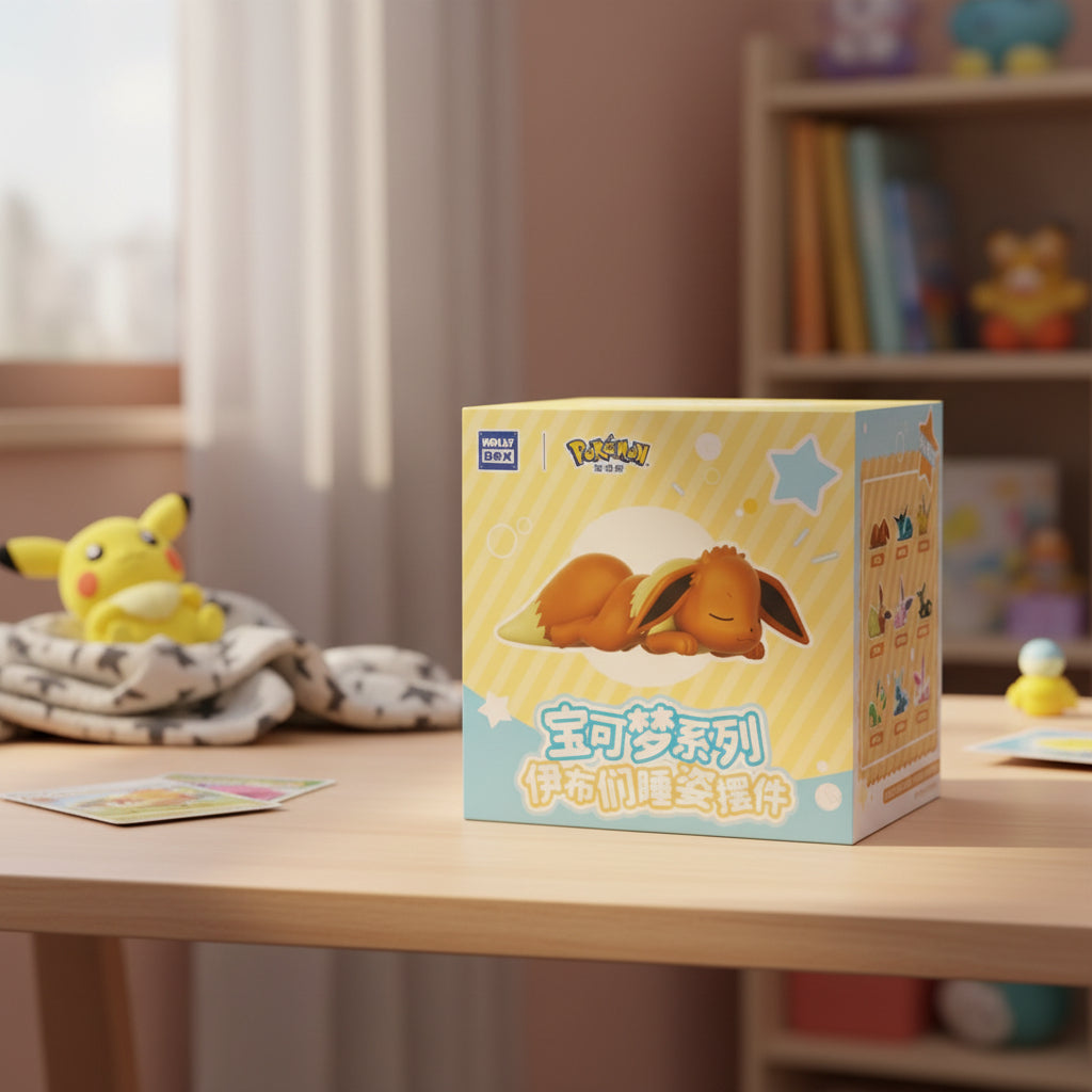 Pokemon: Langbowang Holly Box - Eevee Dormido