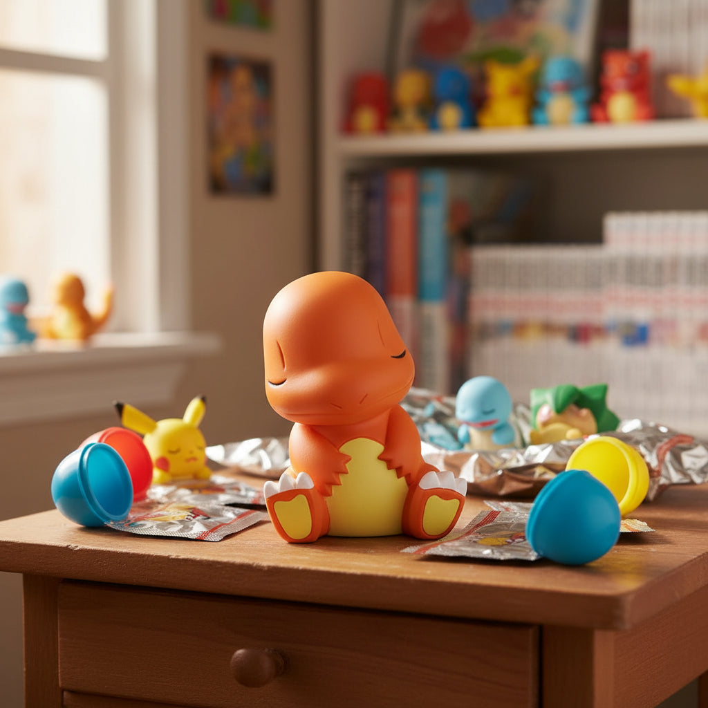Pokemon: Gashapon Takara Tomy A.r.t.s - Charmander Dormido