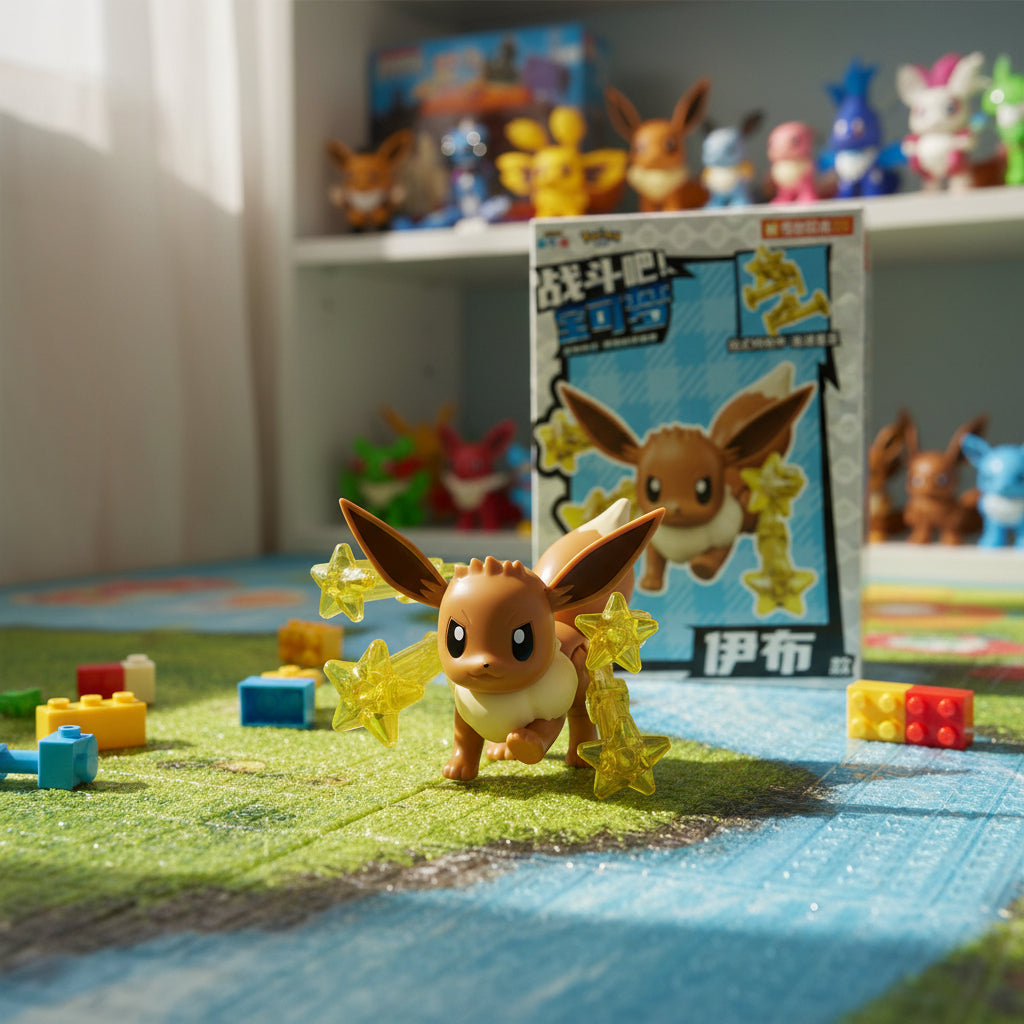 Pokemon: Keeppley - Eevee Set Para Armar