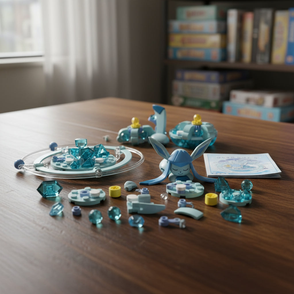 Pokemon: Keeppley - Glaceon Set Para Armar