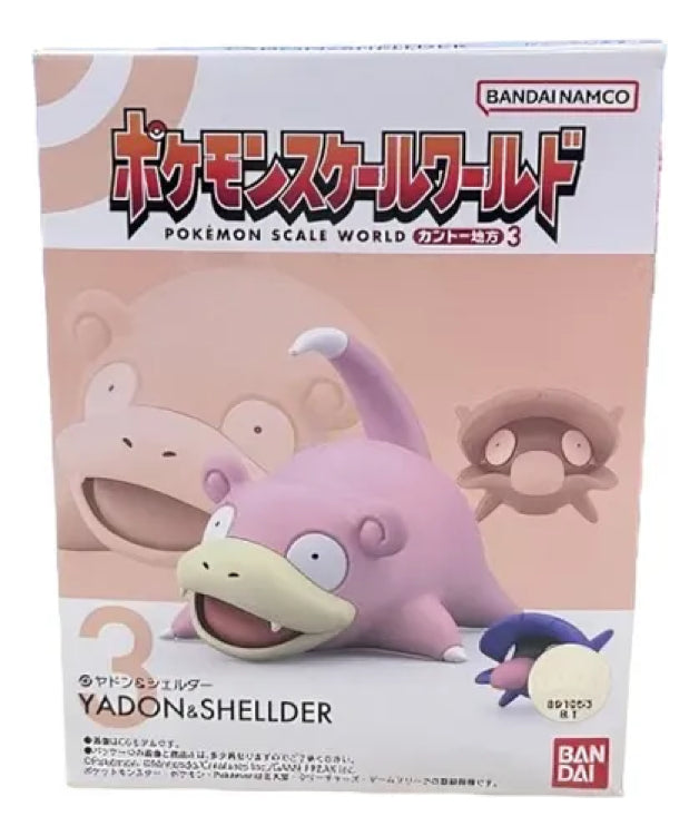 Pokemon: Scale World Bandai - Slowpoke Y Shellder