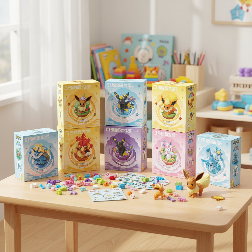 Pokemon: Keeppley - Eevee Set Para Armar