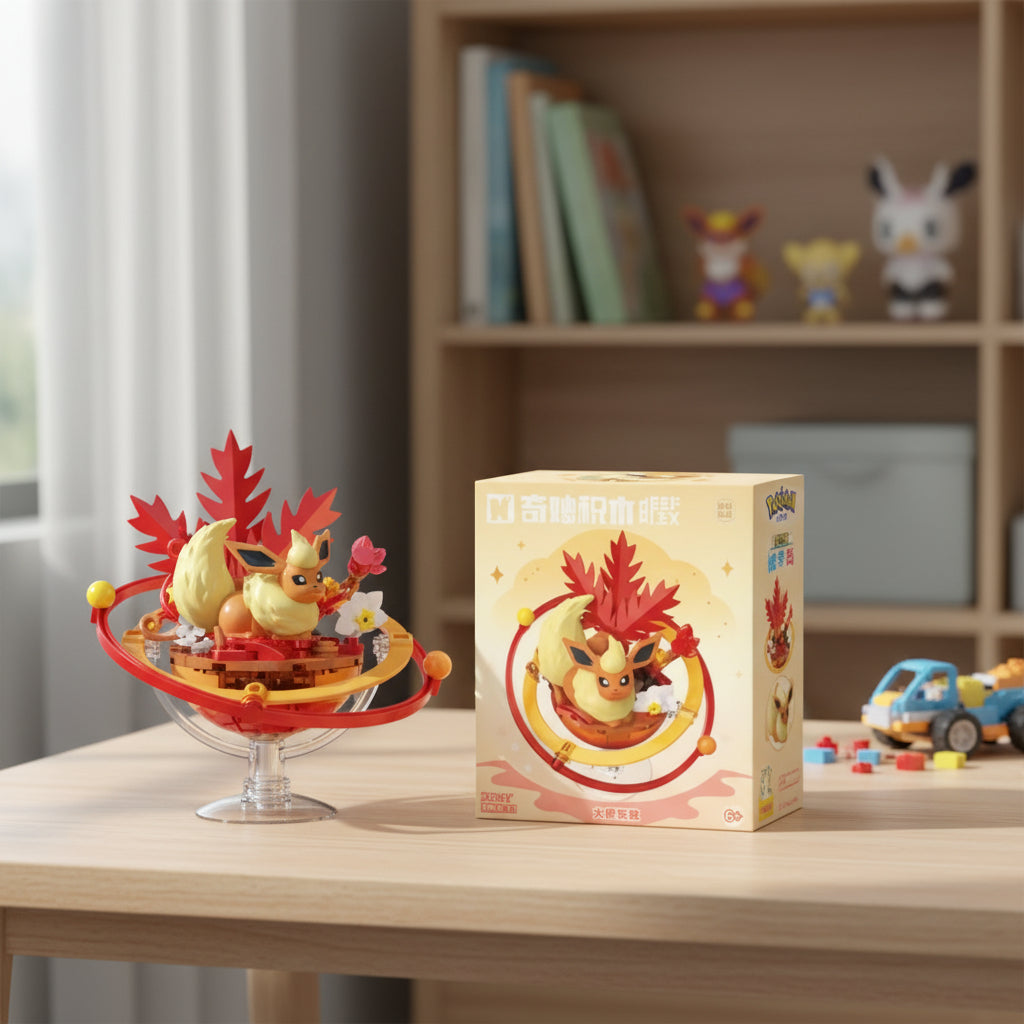 Pokemon: Keeppley - Flareon Set Para Armar