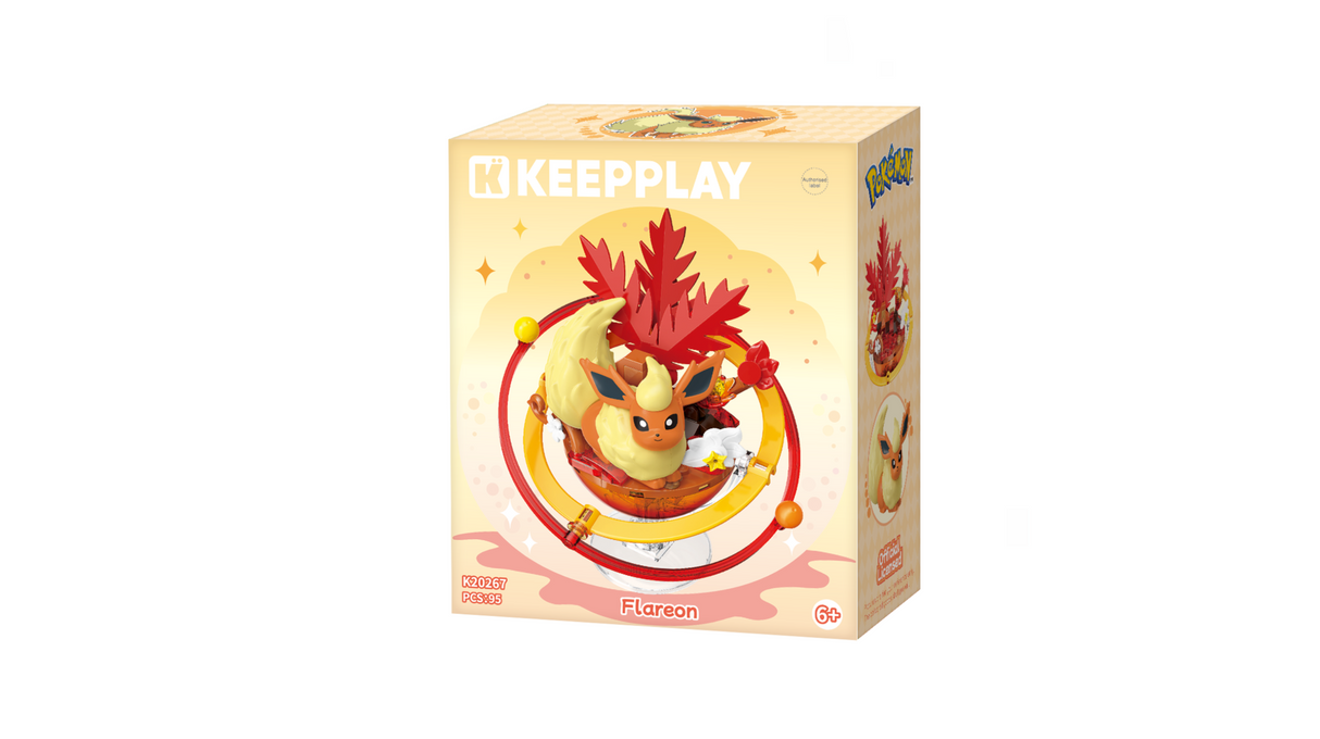 Pokemon: Keeppley - Flareon Set Para Armar