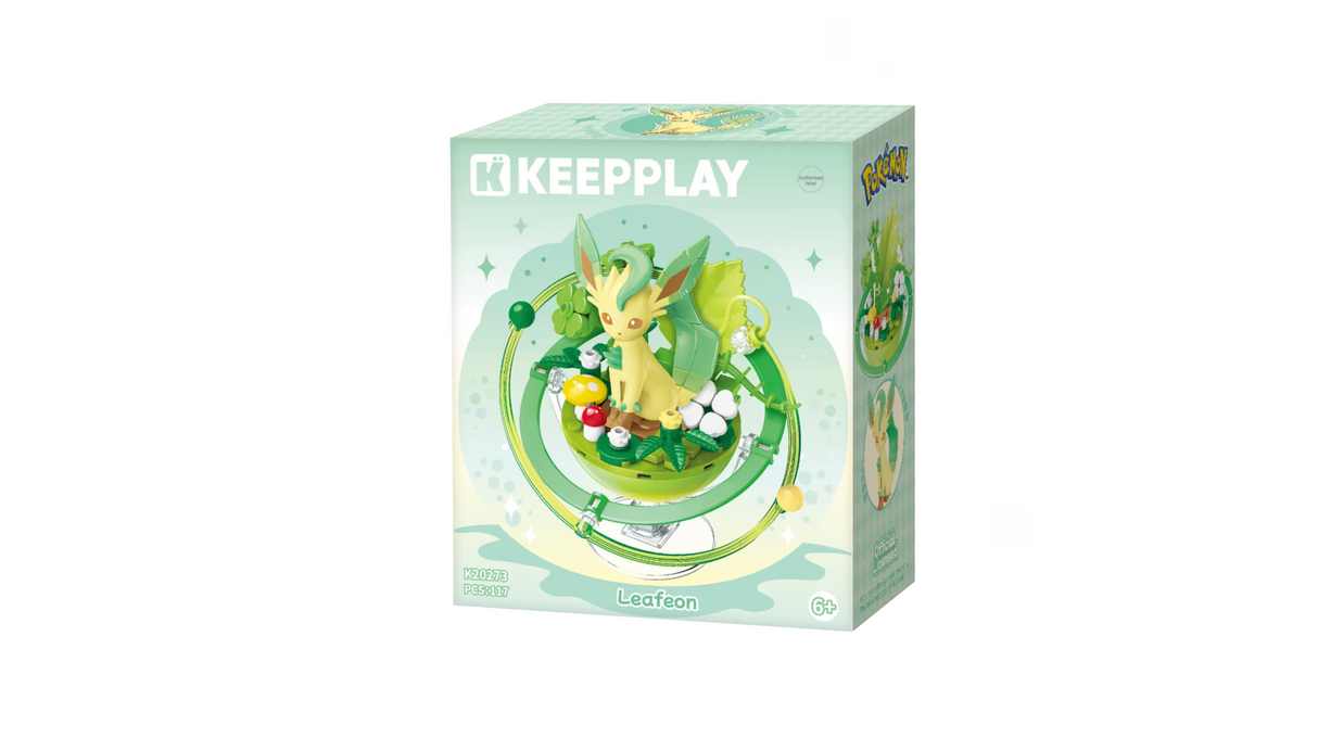 Pokemon: Keeppley - Leafeon Set Para Armar
