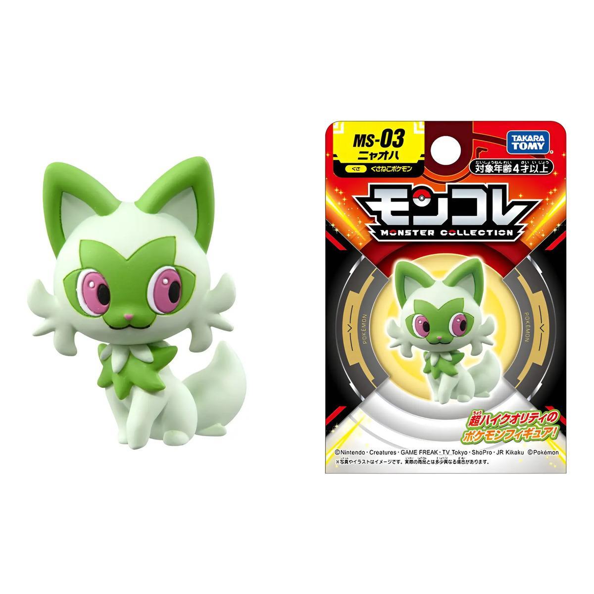 Pokemon: Mini Figura - Sprigatito (Takara Tomy)