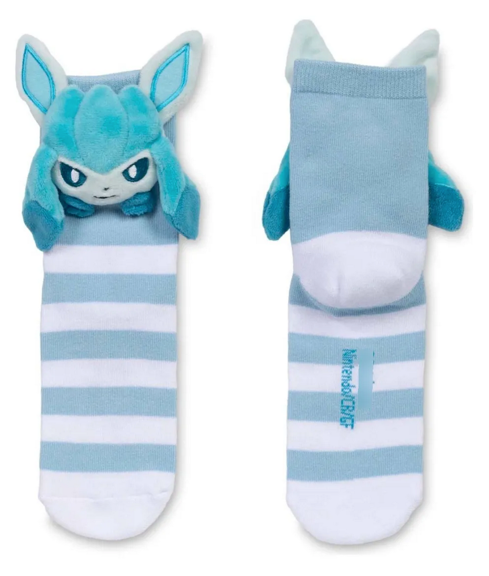 Calcetines: Pokemon Center Eevee Evoluciones - Glaceon
