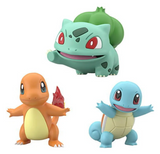 Pokemon: Scale World Bandai - Bulbasaur Charmander y Squirtle