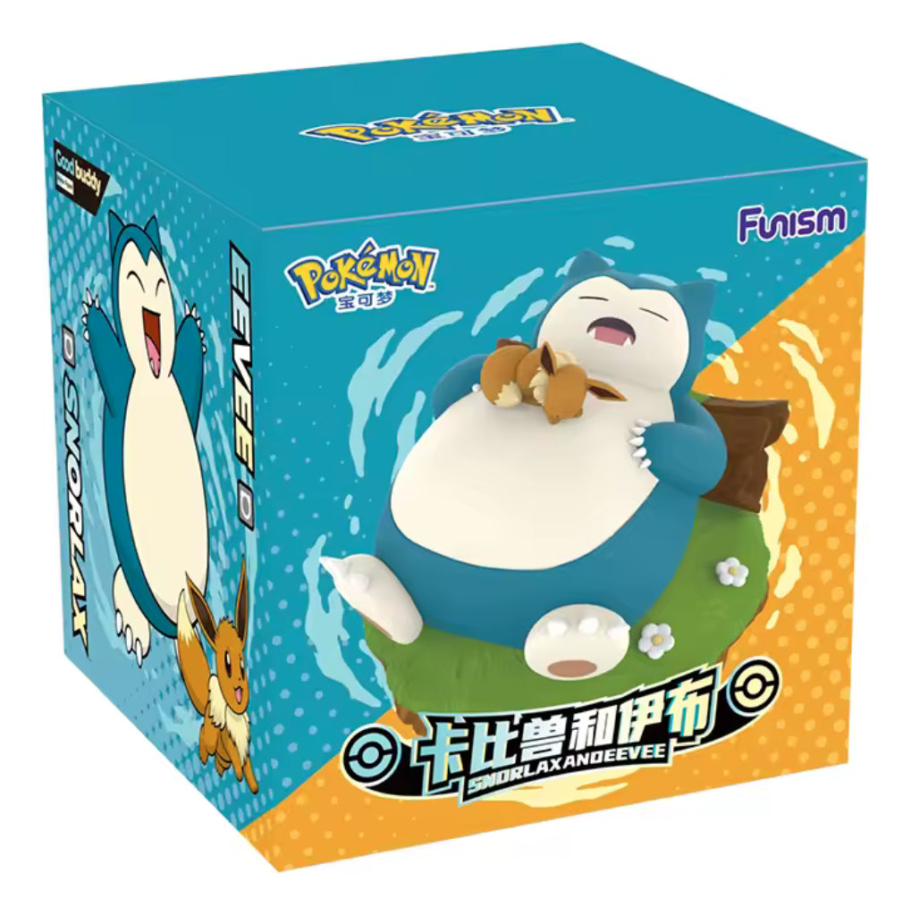 Pokemon: Funism Prime Figure - Snorlax Y Eevee