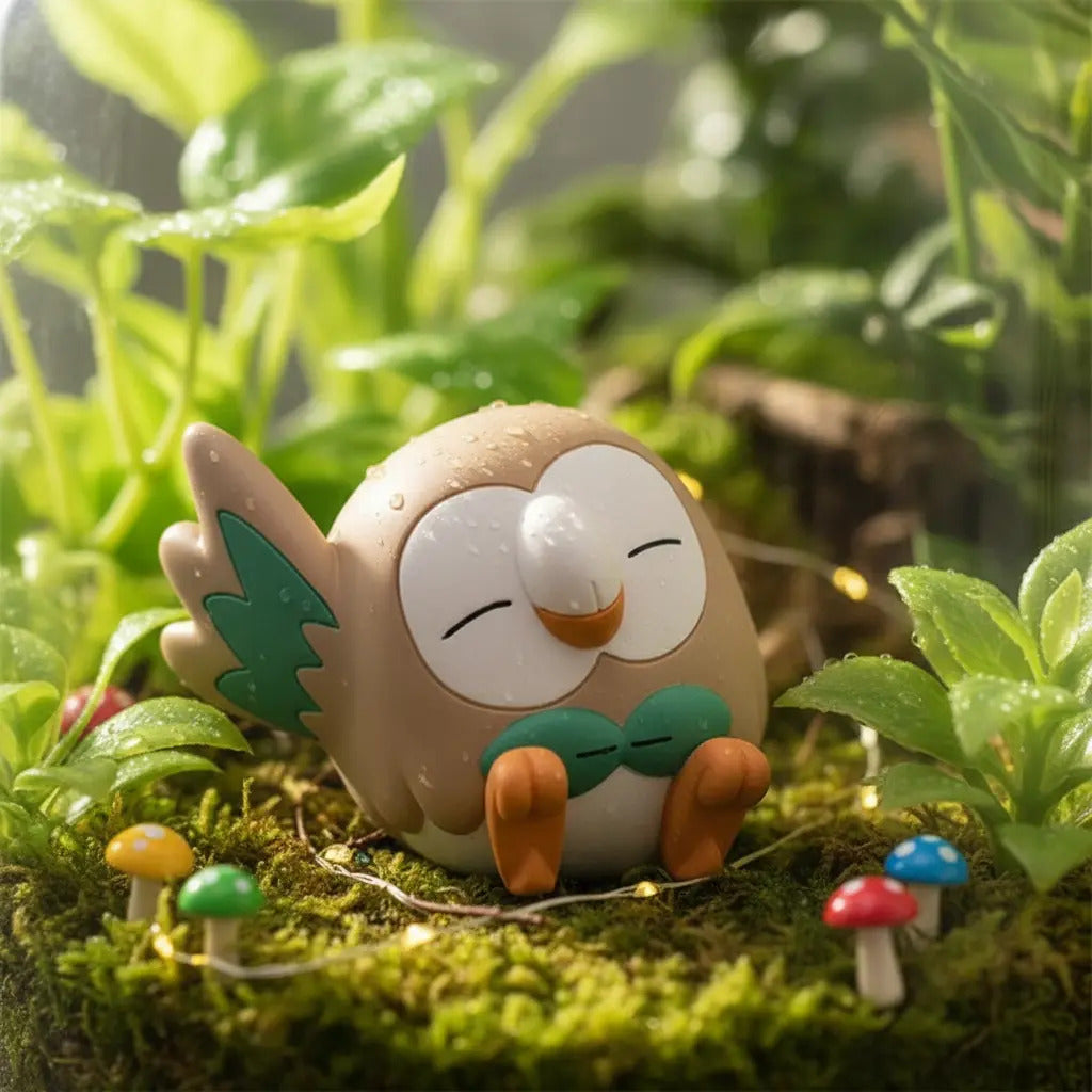 Pokemon: Gashapon Takara Tomy A.r.t.s - Rowlet Dormido