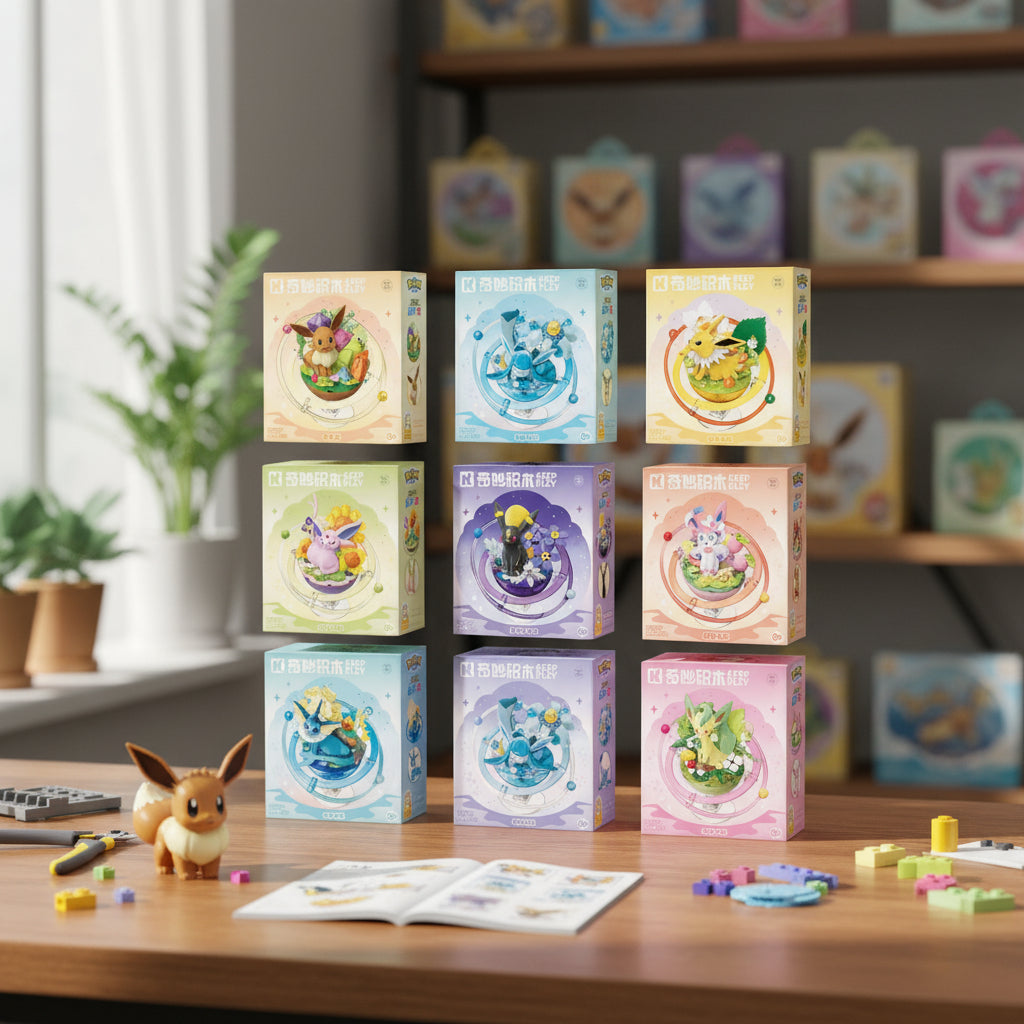 Pokemon: Keeppley - Glaceon Set Para Armar