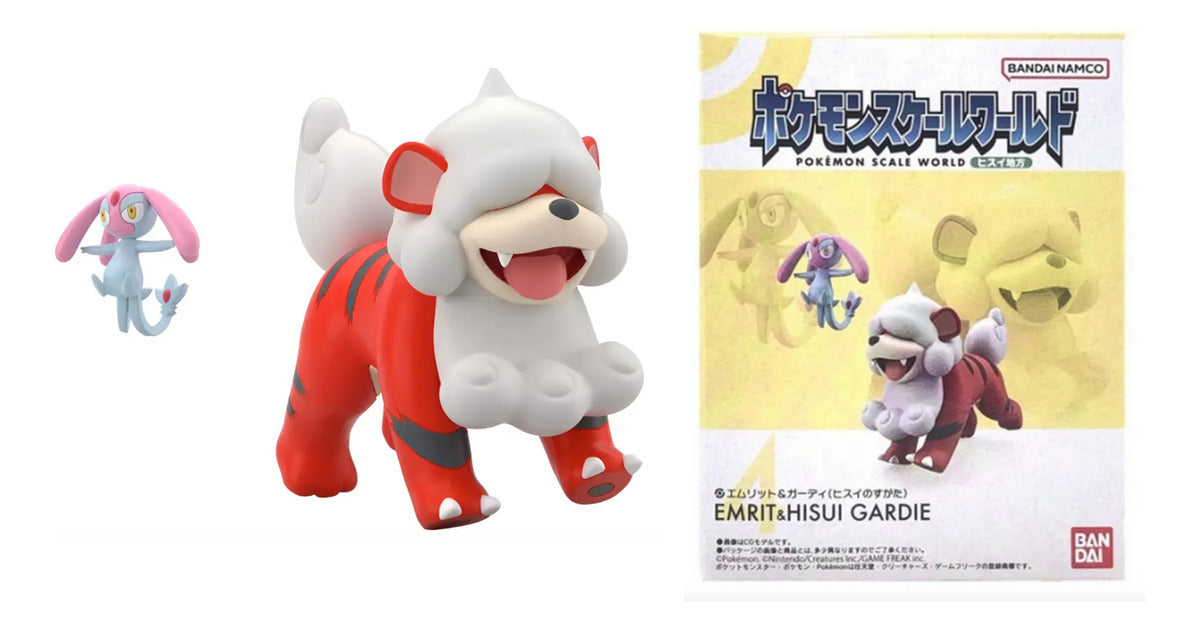 Pokemon: Scale World Bandai Set Hisui - Mesprit Y Growlithe