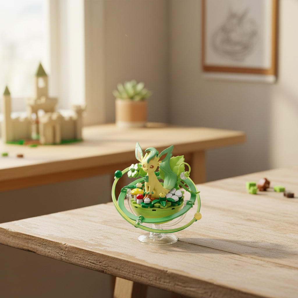 Pokemon: Keeppley - Leafeon Set Para Armar