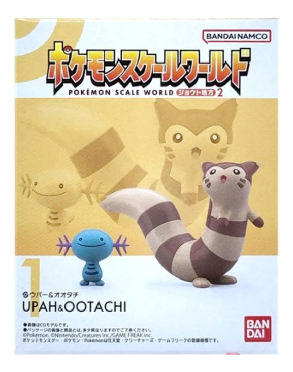 Pokemon: Scale World Bandai Set Johto 2- Furret Y Wooper