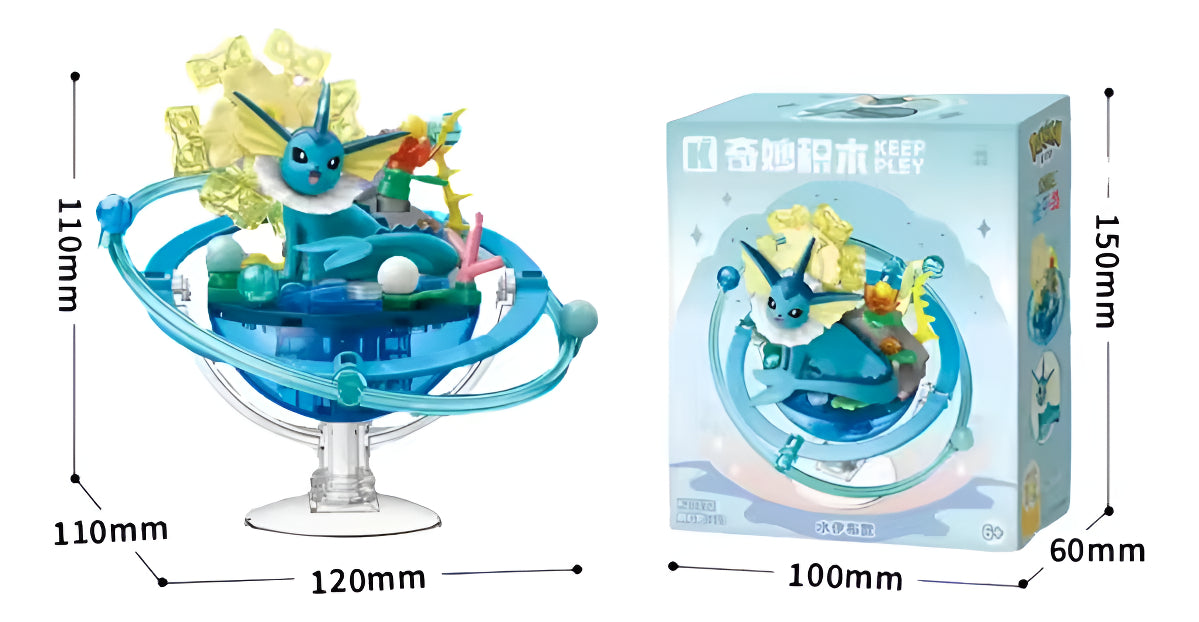 Pokemon: Keeppley - Vaporeon Set Para Armar