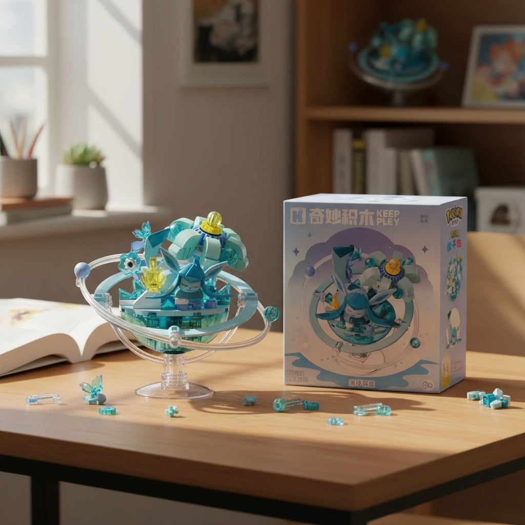 Pokemon: Keeppley - Glaceon Set Para Armar