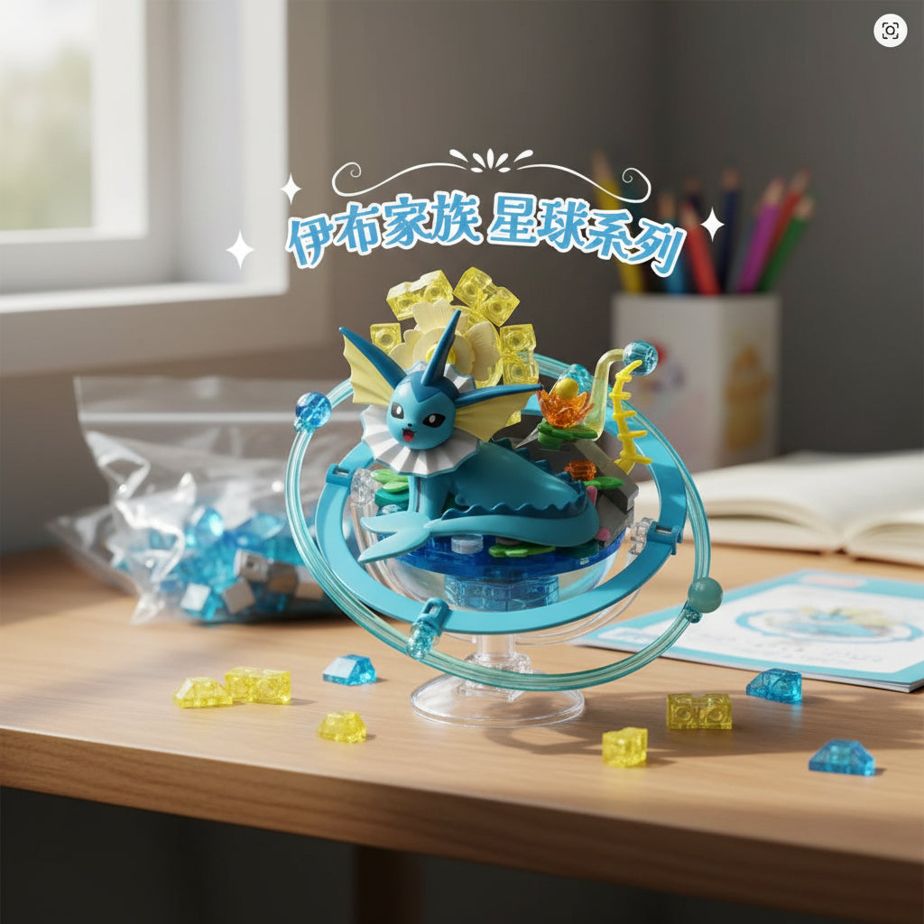 Pokemon: Keeppley - Vaporeon Set Para Armar