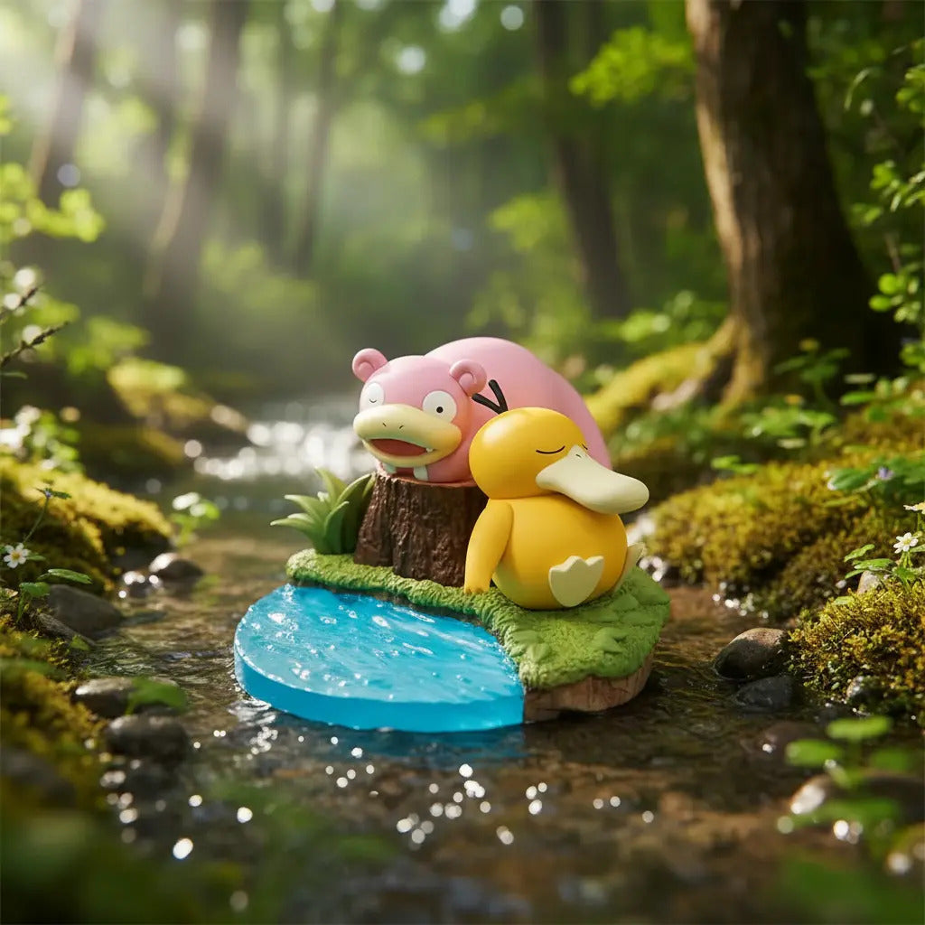 Pokemon: Banpresto Bandai Namco - Slowpoke Y Psyduck
