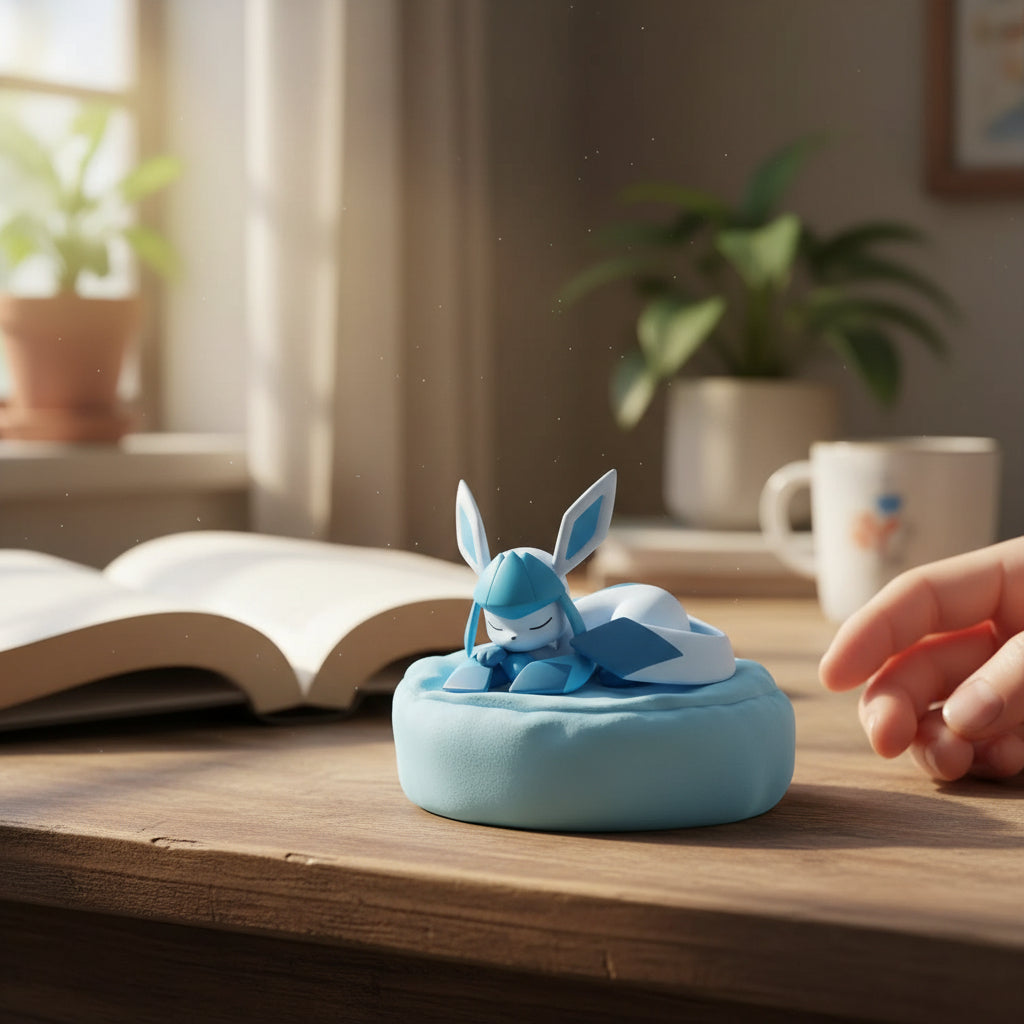 Pokemon: Langbowang Holly Box - Glaceon Dormido