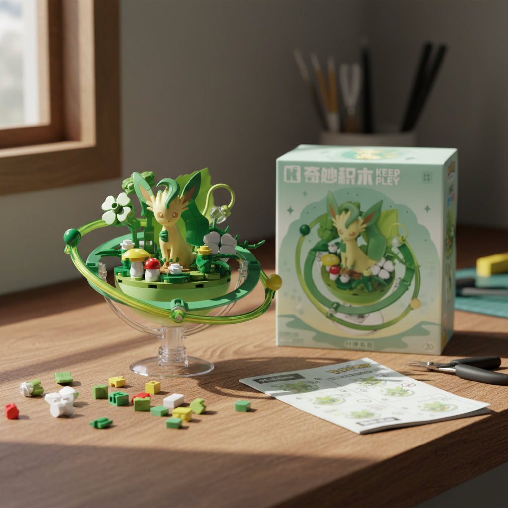 Pokemon: Keeppley - Leafeon Set Para Armar