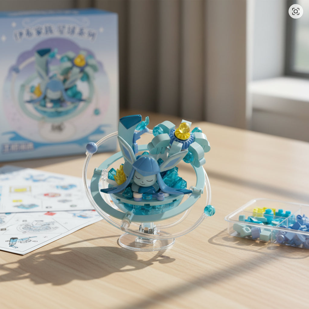 Pokemon: Keeppley - Glaceon Set Para Armar