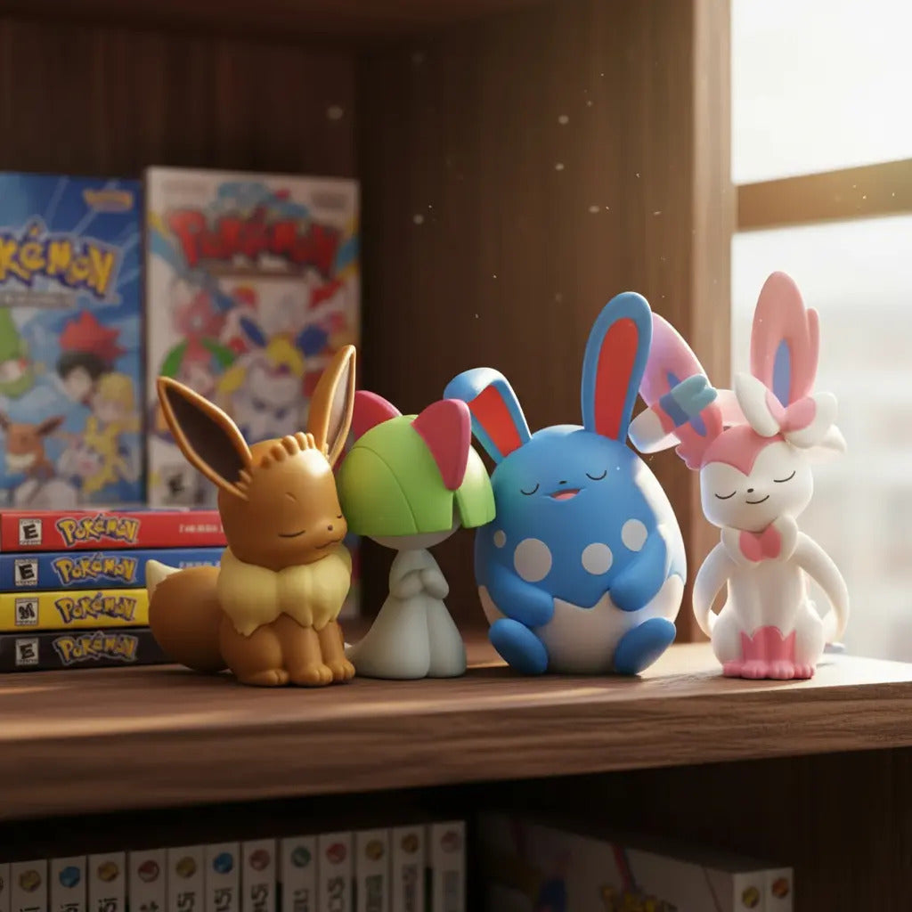 Pokemon: Gashapon Takara Tomy A.r.t.s - Ralts Dormido