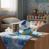 Pokemon: Gashapon Takara Tomy A.r.t.s - Piplup Dormido