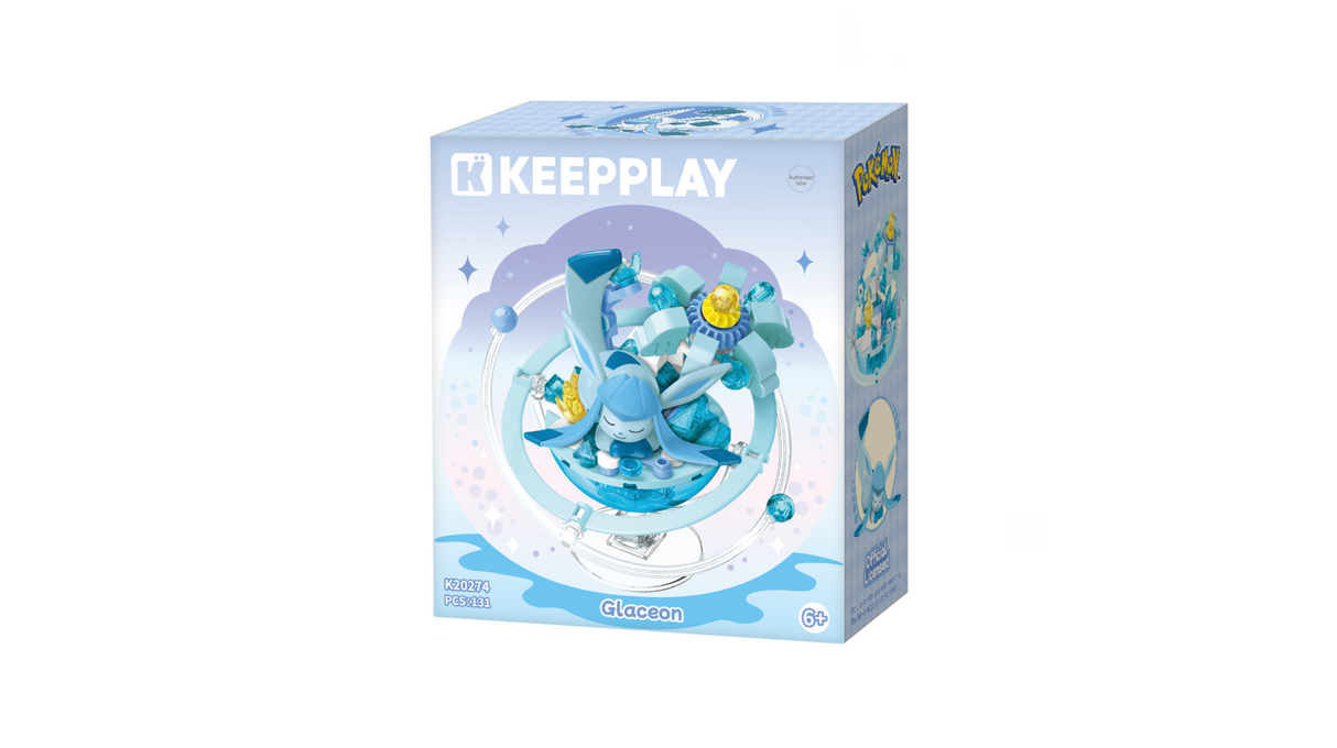 Pokemon: Keeppley - Glaceon Set Para Armar