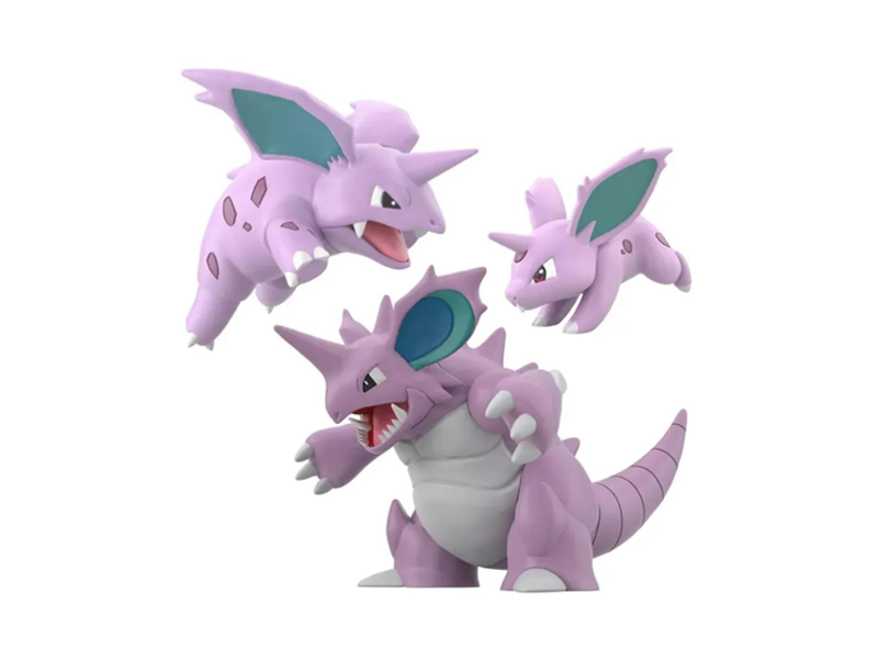 Pokemon: Scale World Bandai - Nidoran Nidorino Y Nidoking