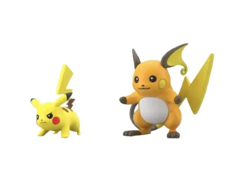Pokemon Scale World Bandai - Pikachu Y Raichu