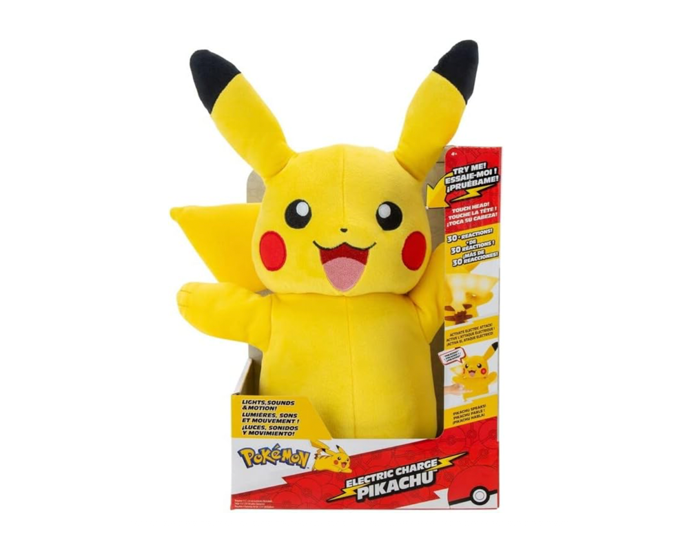 Pokemon: Jazwares Electric - Pikachu Luz Sonidos Movimientos