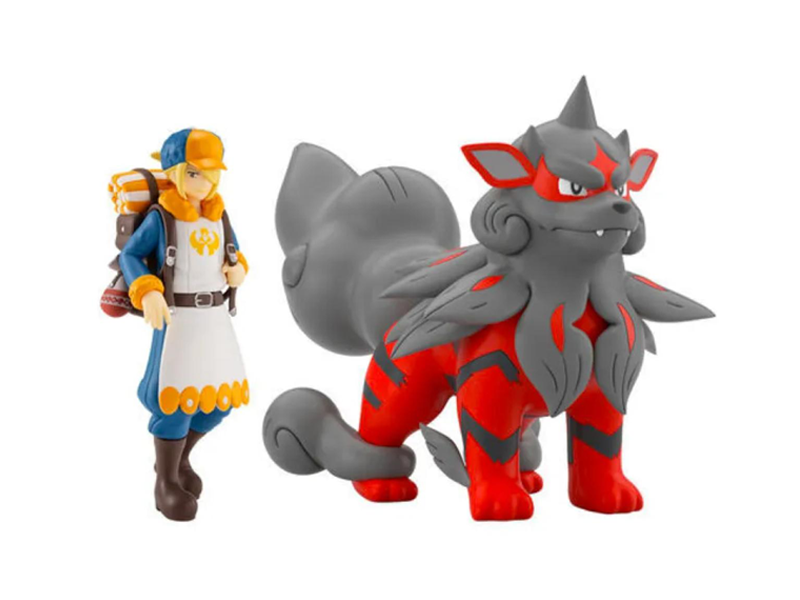 Pokemon: Scale World Bandai- Set Volo Y Arcanine De Hisui