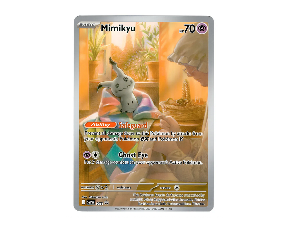 Tarjeta Pokemon Mimikyu - Svp075 - Promo - Holo