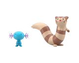 Pokemon: Scale World Bandai Set Johto 2- Furret Y Wooper