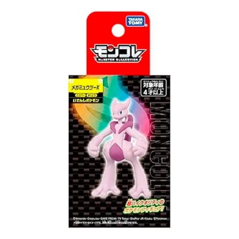 Pokemon: Mini Figura - Mega Mewtwo X (Takara Tomy)