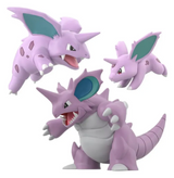 Pokemon: Scale World Bandai - Nidoran Nidorino Y Nidoking