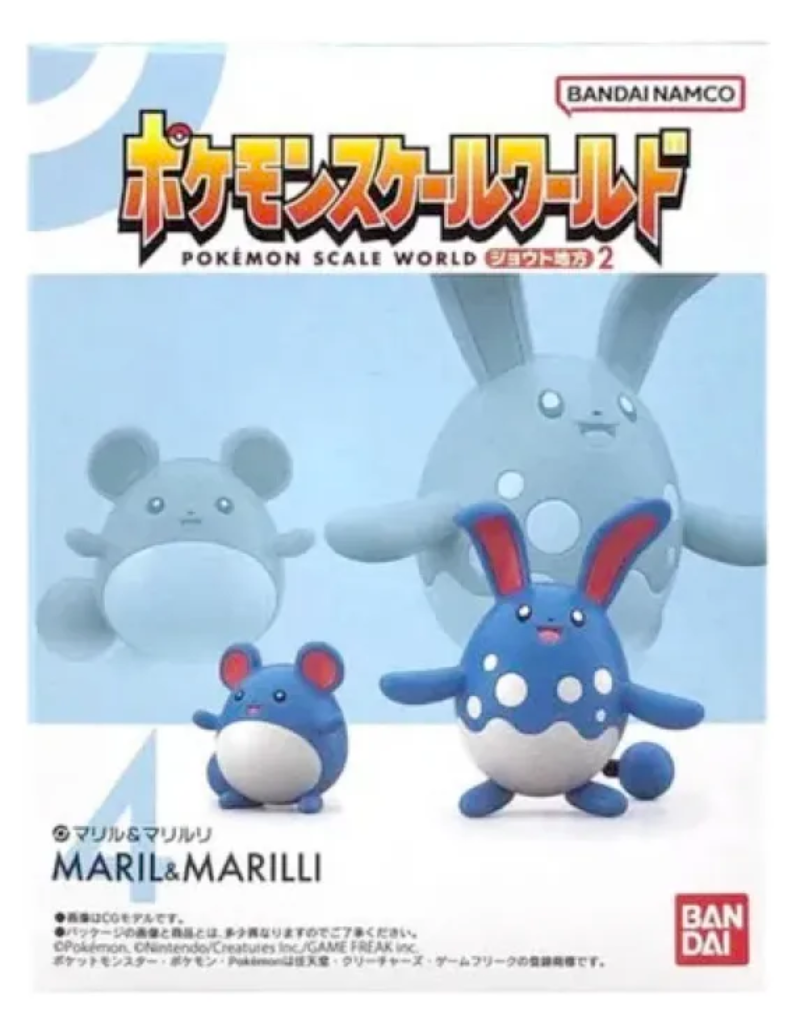 Pokemon: Scale World Bandai Set Johto 2- Maril Y Azumarill